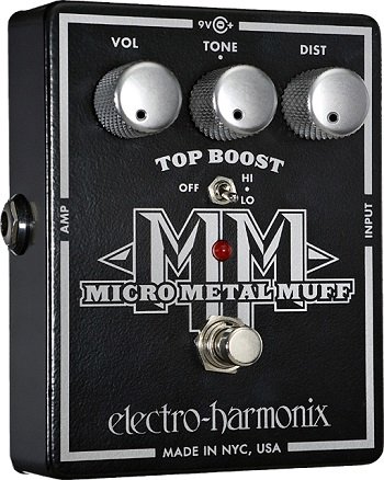 Electro-Harmonix Micro Metal Muff  гитарная педаль Metal Distortion от музыкального магазина МОРОЗ МЬЮЗИК