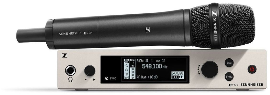 Sennheiser EW 500 G4-945-AW+ вокальная радиосистема G4 Evolution, UHF (470-558 МГц) MMD 945-1 суперкардиоидная от музыкального магазина МОРОЗ МЬЮЗИК
