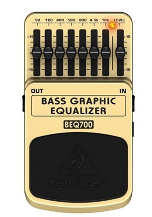 Behringer BEQ700- 7-полосный графический эквалайзер для бас-гитары или клавишных от музыкального магазина МОРОЗ МЬЮЗИК