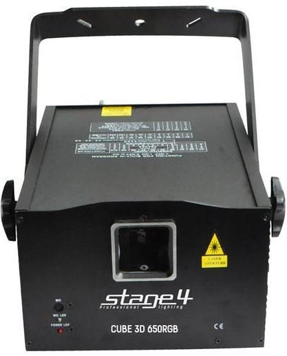 STAGE4 CUBE 3D 650RGB лазерный проектор 4 вида эффектов, 3D проекция, дифракция, beam шоу, анимация, 15 kpps, 40°, DMX от музыкального магазина МОРОЗ МЬЮЗИК