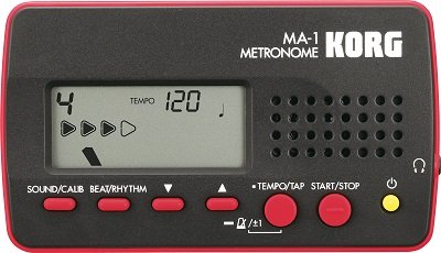 KORG MA-1BKRD цифровой метроном от музыкального магазина МОРОЗ МЬЮЗИК
