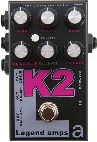 AMT Electronics K-2 Legend Amps 2 двухканальный гитарный предусилитель (Krank) от музыкального магазина МОРОЗ МЬЮЗИК