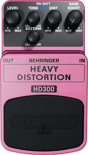 Behringer HD300 педаль эффектов "хэви метал"дисторшн, индивидуальные регуляторы от музыкального магазина МОРОЗ МЬЮЗИК