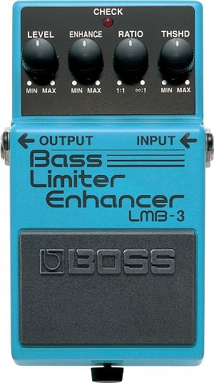 BOSS LMB-3 педаль гитарная Bass Limiter Enhancer. Регуляторы: Level, Enhance, Ratio, Thshd от музыкального магазина МОРОЗ МЬЮЗИК