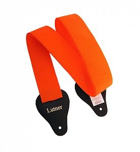 Lutner LSG-1-OR Ремень для электрогитары, оранжевый от музыкального магазина МОРОЗ МЬЮЗИК