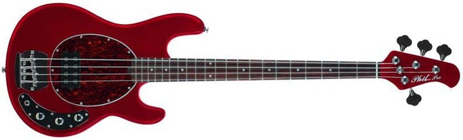 PHIL PRO ML - MMB / CAR бас-гитара, корпус: липа, гриф: канадский горный клён, цвет: красный от музыкального магазина МОРОЗ МЬЮЗИК
