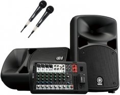 YAMAHA STAGEPAS 600BT2M система звукоусиления 680 Вт (340 Вт + 340 Вт) с 2 микрофонами от музыкального магазина МОРОЗ МЬЮЗИК