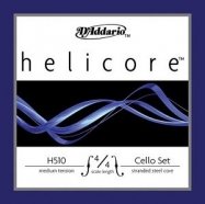 D'Addario H510-4/4M Helicore Комплект струн для виолончели размером 4/4, среднее натяжение от музыкального магазина МОРОЗ МЬЮЗИК