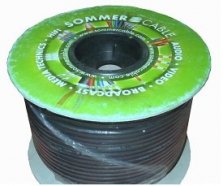 КОММУТАЦИЯ, РАЗЪЕМЫ, ПЕРЕХОДНИКИ SOMMER CABLE STAGE 22 Highflex / 1x2х0.22 мм.кв. Black Микрофонный кабель