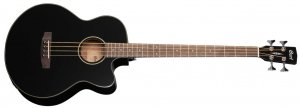 CORT AB850F-BK Acoustic Bass Series электро-акустическая бас-гитара, с вырезом от музыкального магазина МОРОЗ МЬЮЗИК