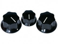 FENDER JAZZ BASS KNOBS (3) ручки потенциометров (упакованы по 3 шт) от музыкального магазина МОРОЗ МЬЮЗИК