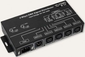 Arlight LN-DMX-4CH Сплиттер (распределитель) DMX для распараллеливания входного DMX-сигнала на 4 DMX-каналов с оптической изоляцией входа и выходов от музыкального магазина МОРОЗ МЬЮЗИК