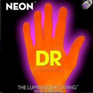 DR STRING NOE-11 NEON HiDef Orange струны электрических гитар, светящиеся в УФ, цвет Orange 11-50 от музыкального магазина МОРОЗ МЬЮЗИК