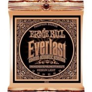 Ernie Ball 2546 Everlast струны для акустической гитары с покрытием Medium Light 12-54 от музыкального магазина МОРОЗ МЬЮЗИК