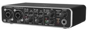 Behringer UMC204HD аудиоинтерфейc USB, 2 входа, 4 выхода, микрофонных предусилителей MIDAS, 24Bit/192 kHz от музыкального магазина МОРОЗ МЬЮЗИК