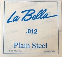 La Bella PS012 Отдельная стальная струна без оплетки диамером 012. Упаковка только по 12 штук от музыкального магазина МОРОЗ МЬЮЗИК