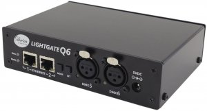Siberian Lighting LightGate Q6 6-портовый ArtNet-DMX контроллер со встроенным двухпортовым Ethernet-свитчом от музыкального магазина МОРОЗ МЬЮЗИК