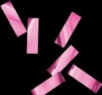 Global Effects Конфетти металлизированное 17х55мм розовое (фуксия). Упаковка 1 кг, дает красивый эффектный блеск при падении, медленно падает. от музыкального магазина МОРОЗ МЬЮЗИК