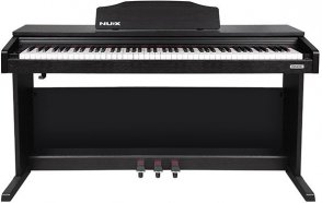 Nux Cherub WK-400 цифровое пианино, 128 тембров, 80 полифония, метроном, запись, темно-коричневое от музыкального магазина МОРОЗ МЬЮЗИК