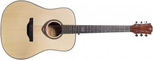 FLIGHT D-435 NA акустическая гитара Dreadnought, 20 ладов, верхняя дека ель, гриф махагони, цвет натуральный от музыкального магазина МОРОЗ МЬЮЗИК