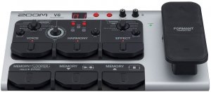 Zoom V6-SP вокальный процессор Voice, Harmony и Effect, встроенный лупер, педаль Formant, 100 банков, USB, сетевой + АА (батареи) от музыкального магазина МОРОЗ МЬЮЗИК