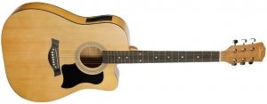 Inari AC41EY электроакустическая гитара с вырезом, корпус ясень, EQ, отделка матовая, цвет бежевый от музыкального магазина МОРОЗ МЬЮЗИК