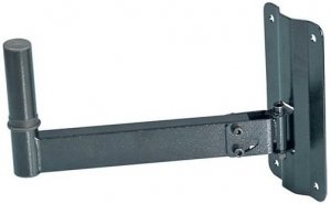 ROXTONE WSS001 Black настенный L образный кронштейн для установки акустических систем, сталь, 35 мм, длина плеча 39 см, 2.2 кг от музыкального магазина МОРОЗ МЬЮЗИК