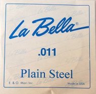 La Bella PS011 Отдельная стальная струна без оплетки диамером 011. Упаковка только по 12 штук от музыкального магазина МОРОЗ МЬЮЗИК