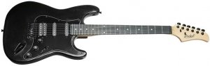 ROCKET ST-04 BK электрогитара Stratocaster 22 лада, H-S-S, корпус липа, гриф клён/палисандр, 1 громкость, 2 тона, 5-ти поз.перек., чёрный металлик от музыкального магазина МОРОЗ МЬЮЗИК
