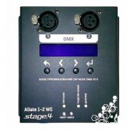 STAGE4 A Gate 1-2 WE конвертер ArtNet→DMX и декодер DMX→RGB-лента (2x170 пикс.) / Стена или струбцина / 2 потока (выбор 1-16) / Art-Net I, II,PowerCon от музыкального магазина МОРОЗ МЬЮЗИК