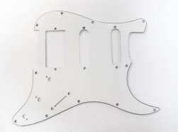 Caraya H-1002A Защитная накладка для электрогитары HSS, трехслойная, белая от музыкального магазина МОРОЗ МЬЮЗИК