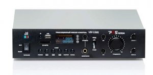 PASystem LEV-100S трансляционный микшер-усилитель 2 зоны с MP3-BT-FM плеером от музыкального магазина МОРОЗ МЬЮЗИК