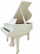 Samick SIG50D/WHHP рояль кабинетный, размеры 103x148x150 см, масса 297 кг, струны "Roslau" (Немецкие), полированный, белый от музыкального магазина МОРОЗ МЬЮЗИК
