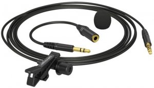 Behringer BC LAV конденсаторный всенаправленный петличный микрофон, разъем 3.5 mm TRRS, переходник от музыкального магазина МОРОЗ МЬЮЗИК