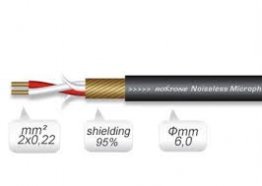 КОММУТАЦИЯ, РАЗЪЕМЫ, ПЕРЕХОДНИКИ ROXTONE MC002/100 Симметричный микрофонный кабель в катушке, D 6мм, (100 м.  Standard)