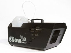 LE MAITRE ARCTIC SNOW MACHINE генератор снега 600 вт, покрытие 5-6 метров, DMX, бак 5л, масса 12 кг от музыкального магазина МОРОЗ МЬЮЗИК