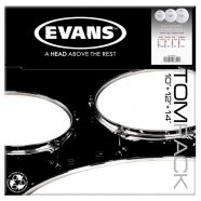 Evans ETP-G14CLR-R G14 Clear Rock Набор пластика для том барабана 10"/12"/16" от музыкального магазина МОРОЗ МЬЮЗИК