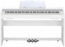CASIO Privia PX-770WE цифровое пианино со стойкой и 3 педалями, 88 взвешенных клавиш с молоточковой механикой, 19 тембров, 128 полифония от музыкального магазина МОРОЗ МЬЮЗИК