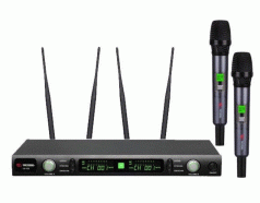 Картинка VOLTA US-102 (590-630MHZ) Микрофонная 100-канальная радиосистема с двумя ручными динамическими микрофонами UHF диапазона (590-630MHZ) от музыкального магазина МОРОЗ МЬЮЗИК VOLTA US-102 (590-630MHZ) Микрофонная 100-канальная радиосистема с двумя ручными динамическими микрофонами UHF диапазона (590-630MHZ) от музыкального магазина МОРОЗ МЬЮЗИК