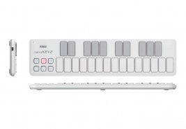 KORG NANOKEY2-WH портативный USB-MIDI-контроллер, цвет белый от музыкального магазина МОРОЗ МЬЮЗИК