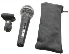 Invotone КОПИЯ PM02A микрофон вокальный динамический, гиперкардный 50Гц-15кГц, 600 Ом, выключателем, чехол, держатель от музыкального магазина МОРОЗ МЬЮЗИК