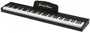 EMILY PIANO D-5188 BK цифровое фортепиано 88 клавиш, динамическая клавиатура фортепианного типа, 64 полифония, Bluetooth, цвет чёрный от музыкального магазина МОРОЗ МЬЮЗИК