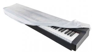 Lutner Aka-015W накидка для цифрового пианино универсальная бархатная, белая от музыкального магазина МОРОЗ МЬЮЗИК