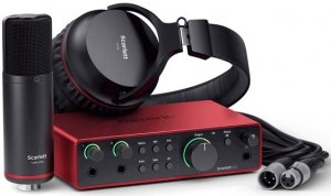 FOCUSRITE Scarlett-2i2-Studio-4th комплект аудио интерфейс USB, микрофон, наушники от музыкального магазина МОРОЗ МЬЮЗИК