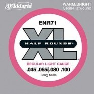 D'Addario ENR71 Half Rounds Комплект струн для бас-гитары, Regular Light, 45-100 от музыкального магазина МОРОЗ МЬЮЗИК