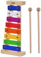 DEKKO TG8-15 Металлофон на деревянной основе, детский, диатонический, 8 разноцветных нот от музыкального магазина МОРОЗ МЬЮЗИК