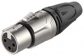 ROXTONE RX3F-NT разъем XLR cannon кабельный, мама 3-х контактный, цвет серебро КОММУТАЦИЯ, РАЗЪЕМЫ, ПЕРЕХОДНИКИ ROXTONE RX3F-NT разъем XLR cannon кабельный, мама 3-х контактный, цвет серебро