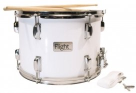 FLIGHT FMT-1410WH маршевый барабан тенор, в комплекте палочки и ремень для барабана, размер 14" x 10" от музыкального магазина МОРОЗ МЬЮЗИК