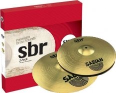 SABIAN SBR5002 2-Pack (14" Hats, 18" Crash Ride) Набор тарелок, сплав латунь,не полированная поверхн от музыкального магазина МОРОЗ МЬЮЗИК