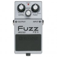 BOSS FZ-5 педаль гитарная Fuzz. Регуляторы: Level, Mode и Fuzz. Индикатор Check. Разъемы: вход/выход от музыкального магазина МОРОЗ МЬЮЗИК